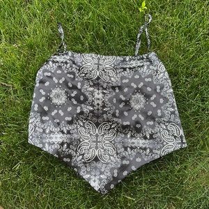 Rue21 Patterned Open Back Top